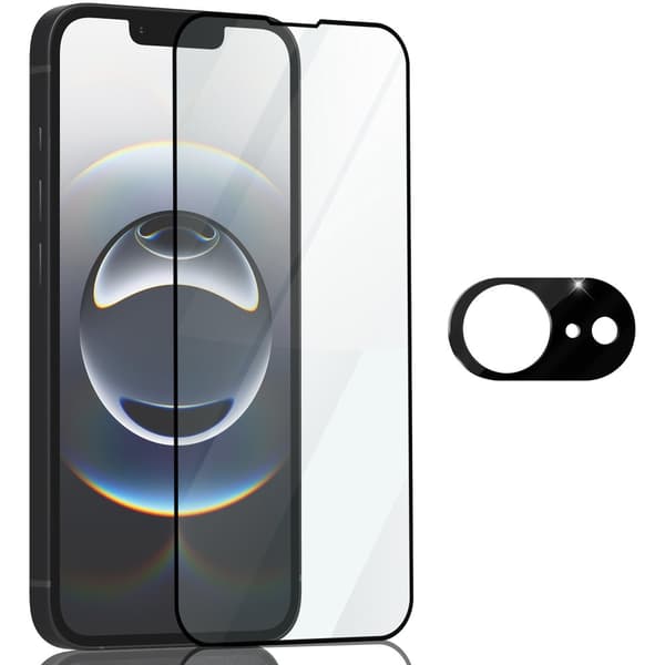1-Pack Iphone 16E Skärmskydd & 1-Pack linsskydd - Härdat Glas 9H - Super kvalitet 3D