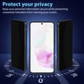Pikkukuva 2 / 7: 1-Pack Samsung A56 Privacy Näytönsuoja - Karkaistu Lasi 9H - Super laatu 3D
