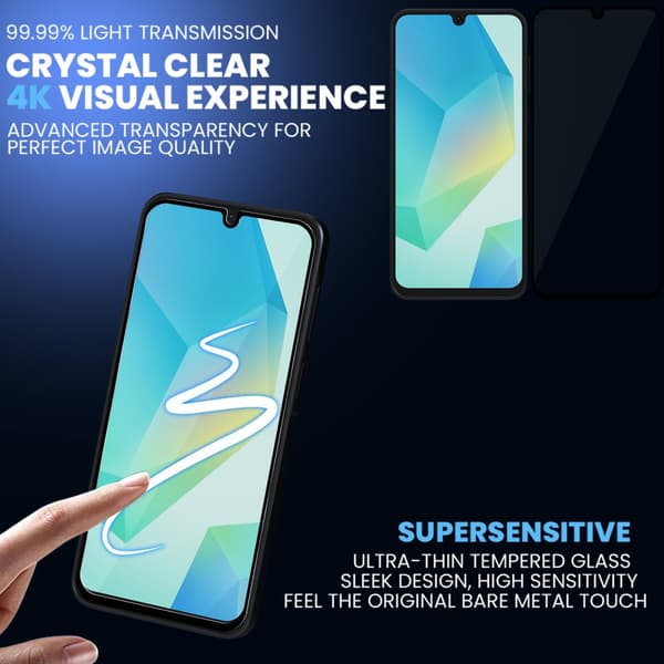 1-Pack Samsung F16 Näytönsuoja - Karkaistu Lasi 9H - Super laatu 3D