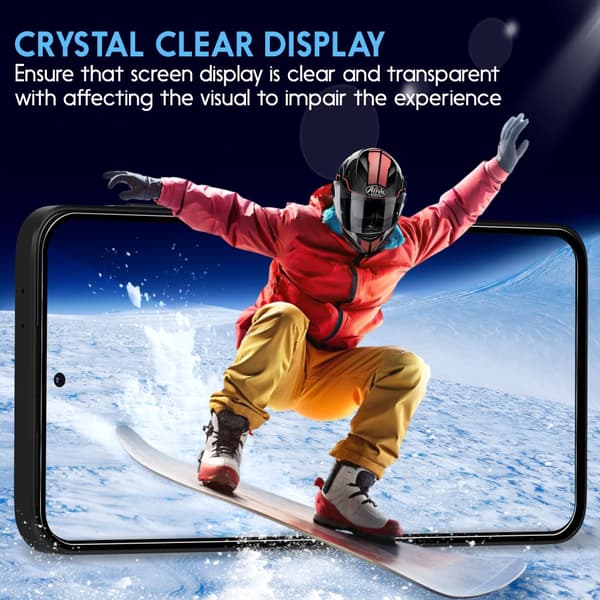1-Pack Samsung A36 Skärmskydd & 1-Pack linsskydd - Härdat Glas 9H - Super kvalitet 3D