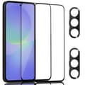 Pikkukuva 1 / 7: 2-Pack Samsung A36 Näytönsuoja & 2-Pack linssinsuoja - Karkaistu Lasi 9H - Super laatu 3D