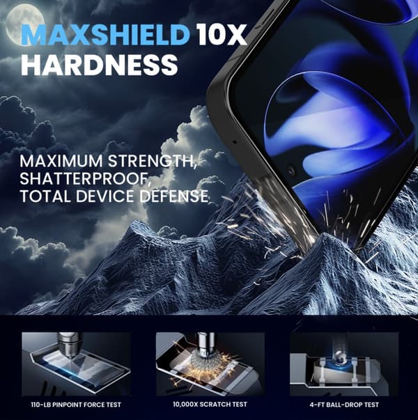 1-Pack Google Pixel 9a Skärmskydd - Härdat Glas 9H - Super kvalitet 3D
