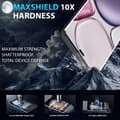 Miniatyrbild 4 av 7: 2-Pack Honer X9C Skärmskydd & 1-Pack linsskydd - Härdat Glas 9H - Super kvalitet 3D