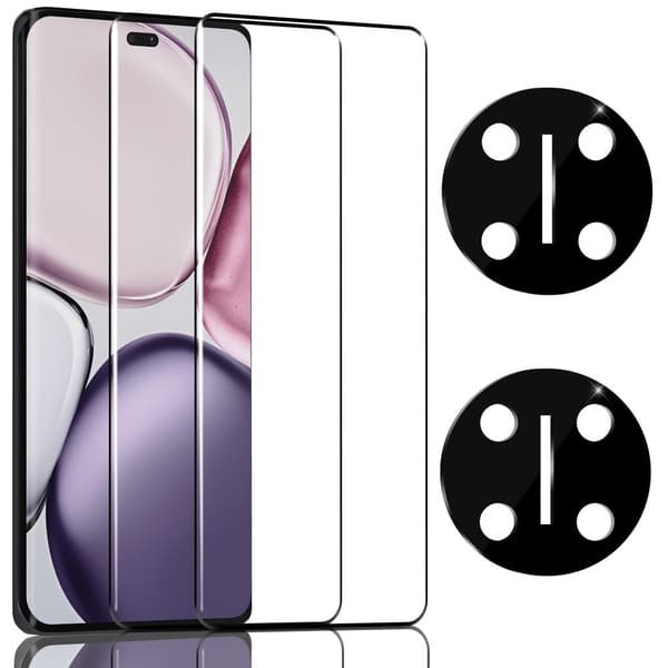 2-Pack Honer X9C Skærmbeskyttelse & 2-Pack linsebeskyttelse - Hærdet Glas 9H - Super kvalitet 3D