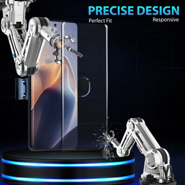 1-Pack Motorola Edge 60 Fusion Skärmskydd - Härdat Glas 9H - Super kvalitet 3D