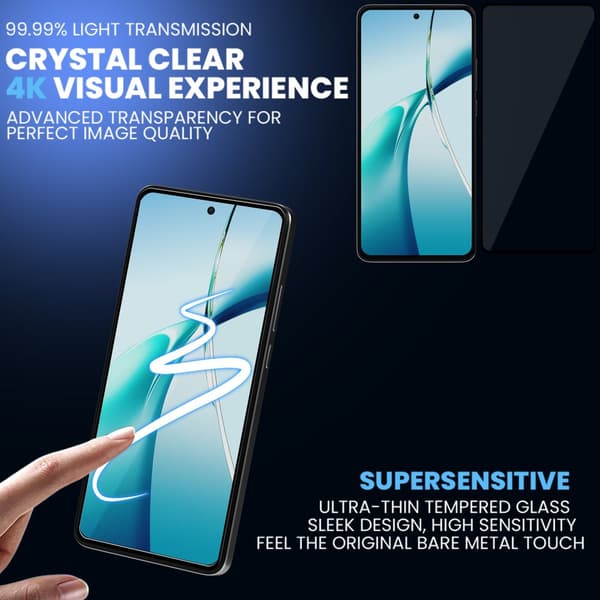 1-Pack OnePlus Nord CE4 Skærmbeskyttelse & 1-Pack linsebeskyttelse - Hærdet Glas 9H - Super kvalitet 3D