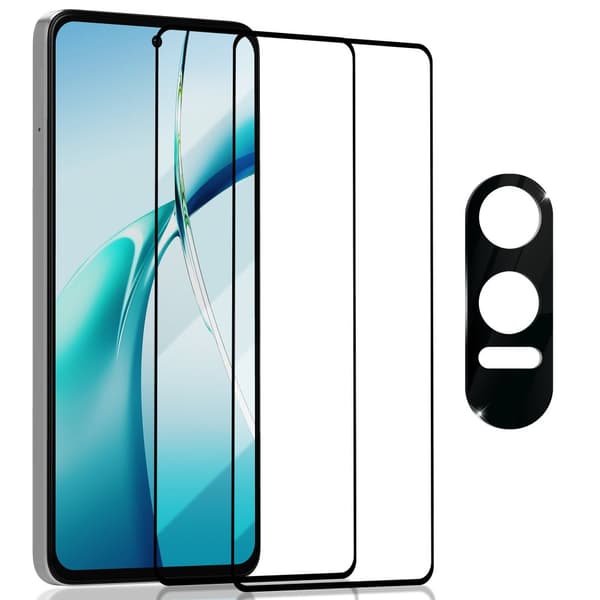 2-Pack OnePlus Nord CE4 Skærmbeskyttelse & 1-Pack linsebeskyttelse - Hærdet Glas 9H - Super kvalitet 3D