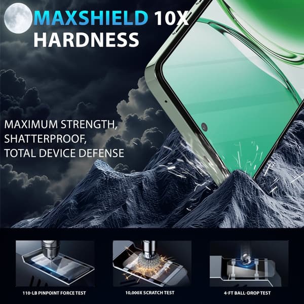 2-Pack Oppo Reno12 F Skärmskydd - Härdat Glas 9H - Super kvalitet 3D
