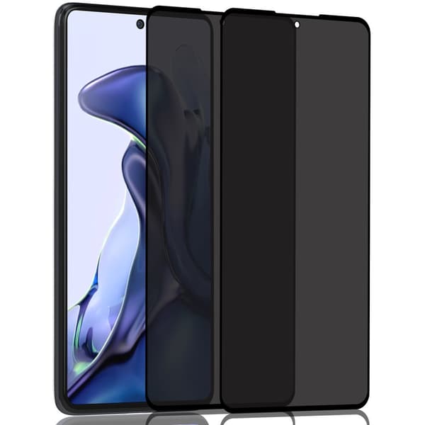 2-Pack Xiaomi 11T Privacy Skærmbeskyttelse - Hærdet Glas 9H - Super kvalitet 3D