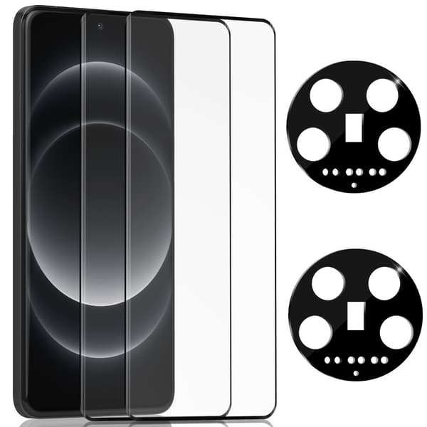 2-Pack Xiaomi 14 Ultra Skærmbeskyttelse & 2-Pack linsebeskyttelse - Hærdet Glas 9H - Super kvalitet 3D