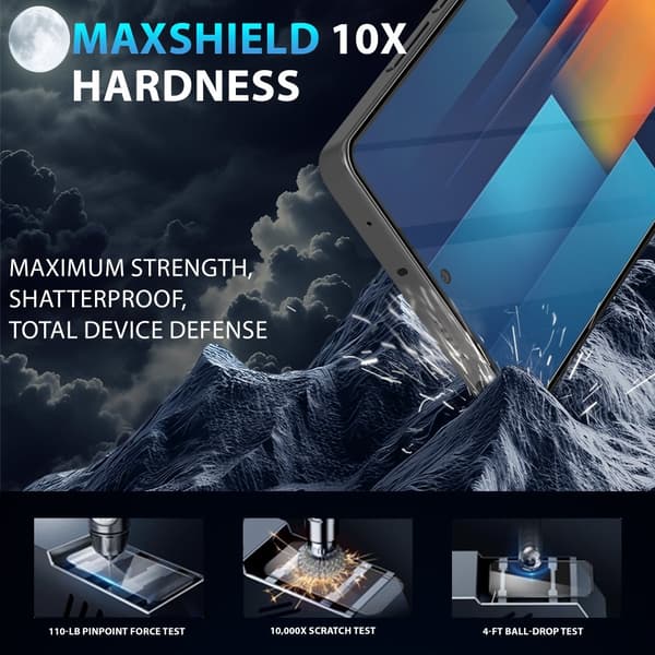 1-Pack Xiaomi Poco M6 Pro Skærmbeskyttelse - Hærdet Glas 9H - Super kvalitet 3D