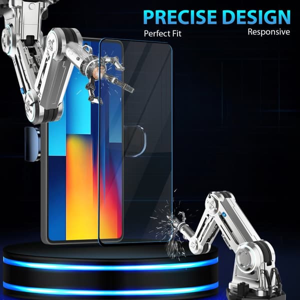 1-Pack Xiaomi Poco M6 Pro Skærmbeskyttelse - Hærdet Glas 9H - Super kvalitet 3D