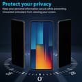 Pikkukuva 2 / 7: 1-Pack Xiaomi Poco M6 Pro Privacy Näytönsuoja - Karkaistu Lasi 9H - Super laatu 3D