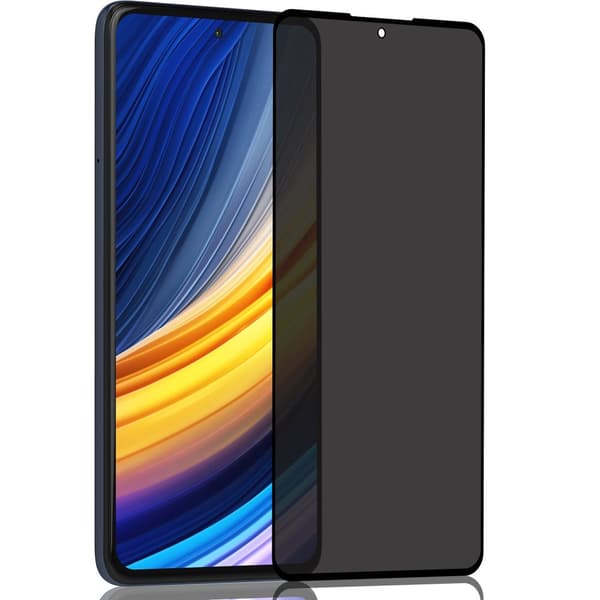 1-Pack Xiaomi Poco X3 Pro Privacy Skærmbeskyttelse - Hærdet Glas 9H - Super kvalitet 3D