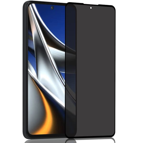 1-Pack Xiaomi Poco X4 Pro Privacy Skärmskydd - Härdat Glas 9H - Super kvalitet 3D