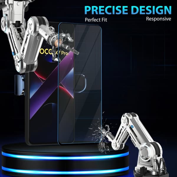 2-Pack Xiaomi Poco X7 Pro Skærmbeskyttelse - Hærdet Glas 9H - Super kvalitet 3D