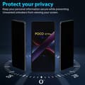 Pikkukuva 2 / 7: 1-Pack Xiaomi Poco X7 Pro Privacy Näytönsuoja - Karkaistu Lasi 9H - Super laatu 3D