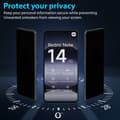 Miniatyrbild 2 av 7: 1-Pack Xiaomi Redmi Note 14 Privacy Skärmskydd & 1-Pack linsskydd - Härdat Glas 9H - Super kvalitet 3D