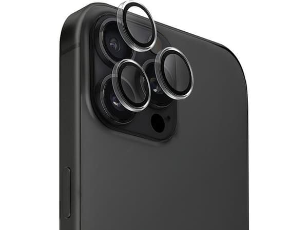 UNIQ Optix Clear Camera Lens Protector iPhone 16 Pro 6.3" / 16 Pro Max 6.9" crystal clear szkło na obiektyw aparatu z aplikatorem
