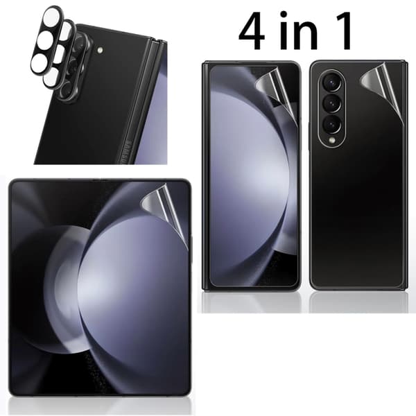 4in1 Z Fold 5 Hydrogel Skärmskydd & 2.5D Kameralinsskydd