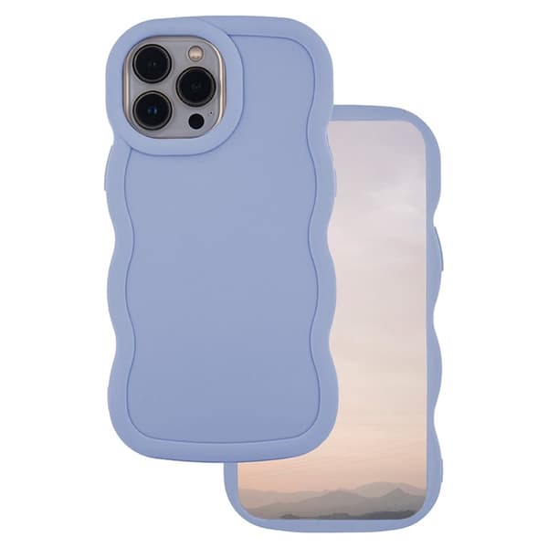 iPhone 15 Pro - Candy Skyddande Mjuk Skal - Lila
