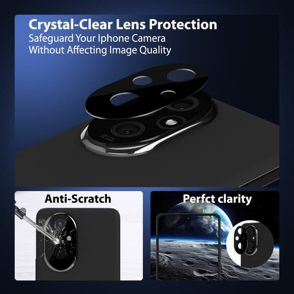 2-Pack Honor 200 Skærmbeskyttelse & 1-Pack linsebeskyttelse - Hærdet Glas 9H - Super kvalitet 3D