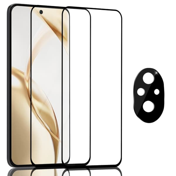 2-Pack Honor 200 Skærmbeskyttelse & 1-Pack linsebeskyttelse - Hærdet Glas 9H - Super kvalitet 3D
