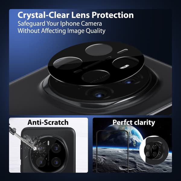 2-Pack Honor Magic 7 Pro Skærmbeskyttelse & 1-Pack linsebeskyttelse - Hærdet Glas 9H - Super kvalitet 3D