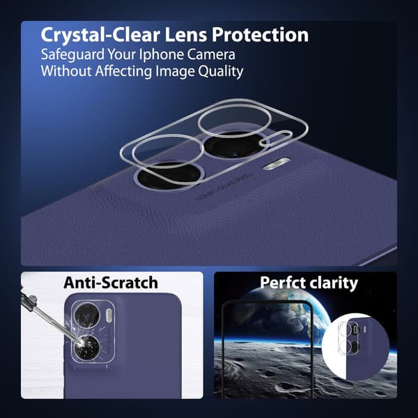 2-Pack Motorola G05 Skærmbeskyttelse & 1-Pack linsebeskyttelse - Hærdet Glas 9H - Super kvalitet 3D