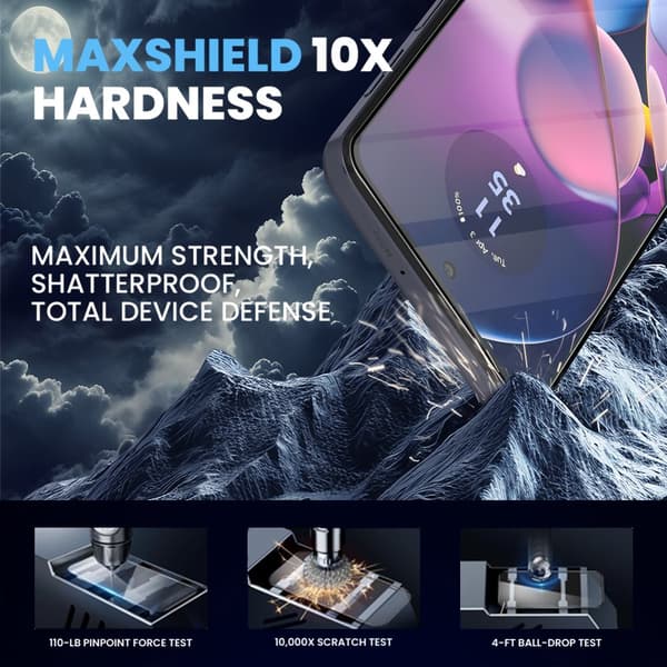 1-Pack Motorola G54 Skärmskydd - Härdat Glas 9H - Super kvalitet 3D
