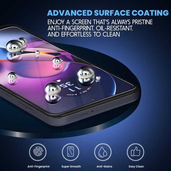 2-Pack Motorola G54 Skärmskydd & 1-Pack linsskydd - Härdat Glas 9H - Super kvalitet 3D