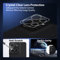 Miniatyrbillede 7 af 7: 2-Pack Motorola G75 Skærmbeskyttelse & 1-Pack linsebeskyttelse - Hærdet Glas 9H - Super kvalitet 3D
