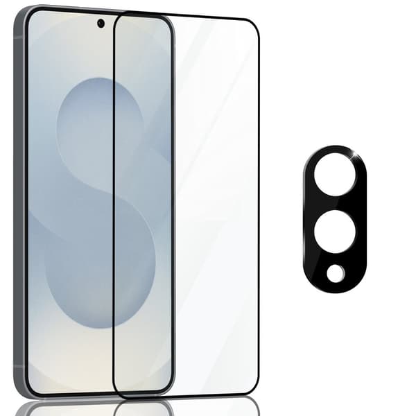 1-Pack Samsung S25 Edge Skärmskydd & 1-Pack linsskydd - Härdat Glas 9H - Super kvalitet 3D
