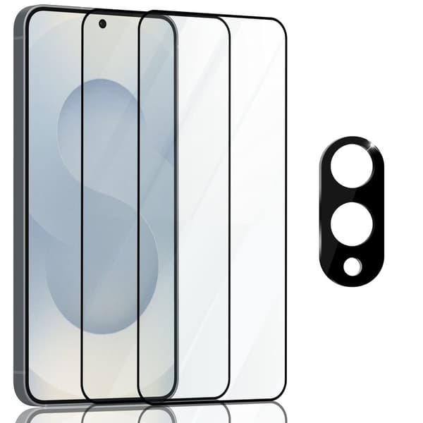 2-Pack Samsung S25 Edge Skærmbeskyttelse & 1-Pack linsebeskyttelse - Hærdet Glas 9H - Super kvalitet 3D