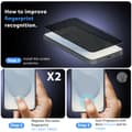 Miniatyrbillede 3 af 7: 2-Pack Samsung S25 Edge Privacy Skærmbeskyttelse & 1-Pack linsebeskyttelse - Hærdet Glas 9H - Super kvalitet 3D