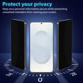Miniatyrbillede 2 af 7: 2-Pack Samsung S25 Edge Privacy Skærmbeskyttelse & 1-Pack linsebeskyttelse - Hærdet Glas 9H - Super kvalitet 3D
