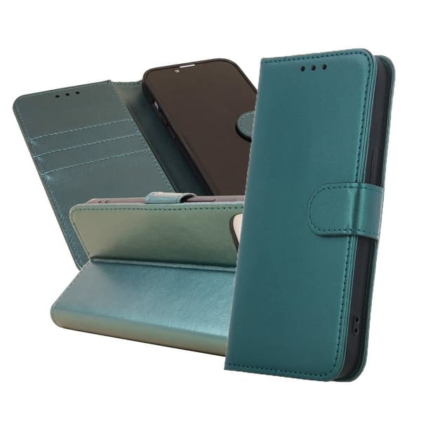 Motorola Edge 50 NEO - Book Case Fodral Mobilplånbok Mörkgrön