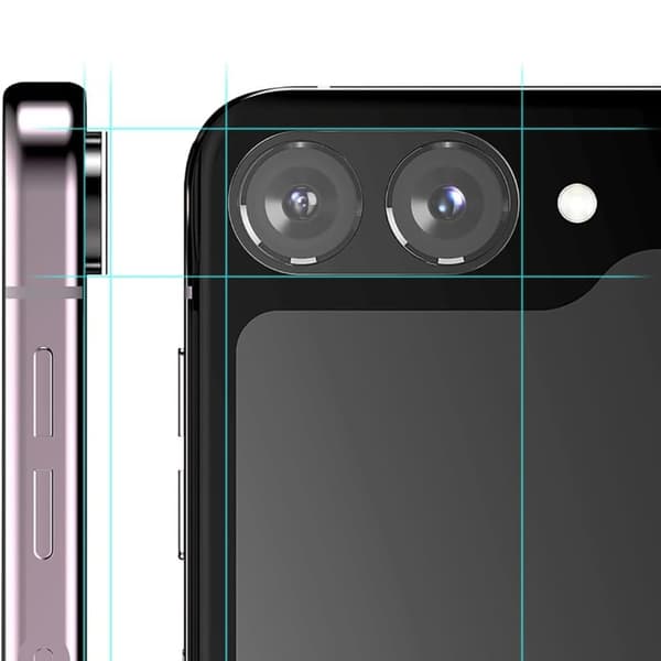 Samsung Galaxy Z Flip 5 Kameralinsskydd - Tunt & Kristallklart