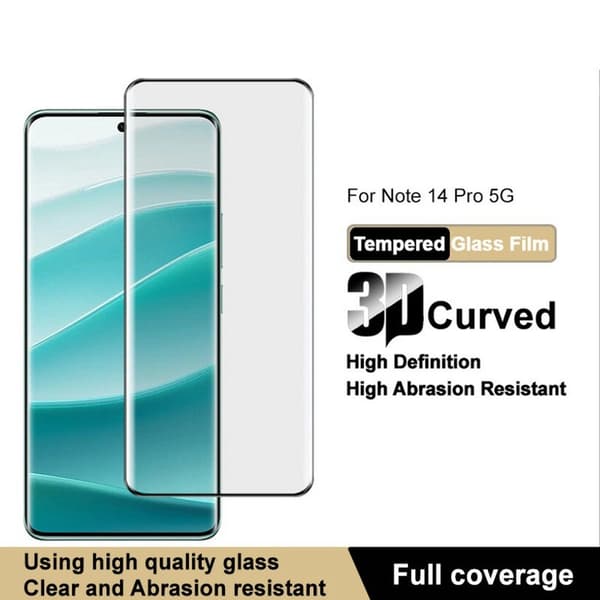 IMAK Pro+ Xiaomi Redmi Note 14 Pro+ 5G fuld dækning hærdet glas