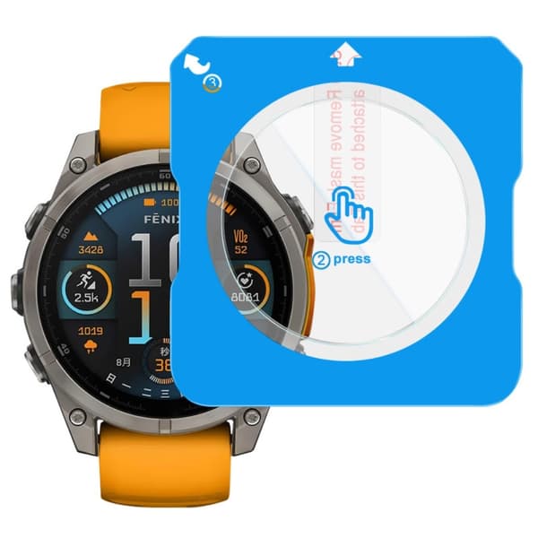 IMAK Til Garmin Fenix 8 51mm Hærdet Glas Skærmbeskyttelse