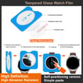 Miniatyrbilde 4 av 7: IMAK For Garmin Approach S70 42mm Herdet Glass Skjermbeskytter