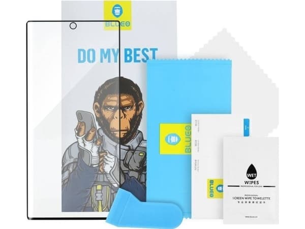 Blueo Tempered Glass 5D Mr. Monkey Glass - for Samsung Galaxy S22 svart (Strong Lite)