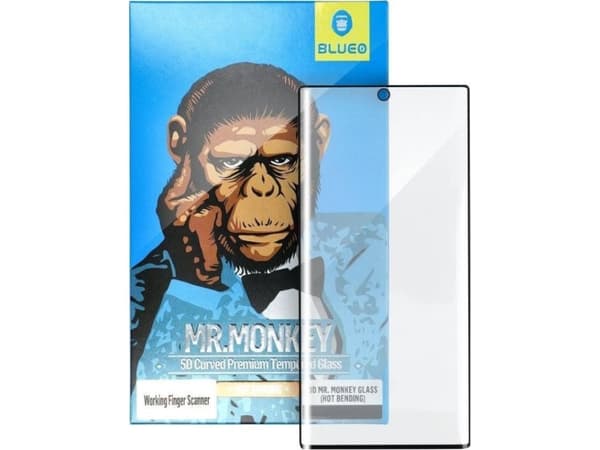 Blueo Tempered Glass 5D Mr. Monkey Glass - for Samsung Galaxy S22 svart (Strong Lite)