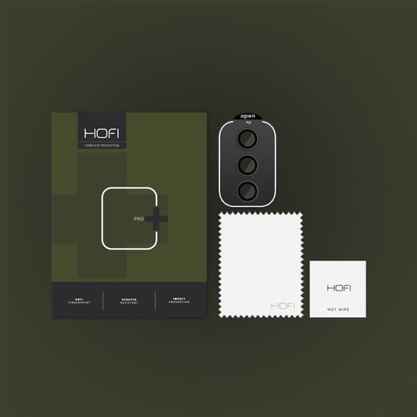 Hofi Galaxy S24 FE Kameralinsskydd Härdat Glas Camring Pro Plus