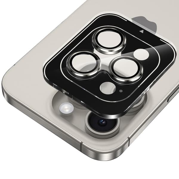 Hofi Galaxy S24 FE Kameralinsskydd Härdat Glas Camring Pro Plus