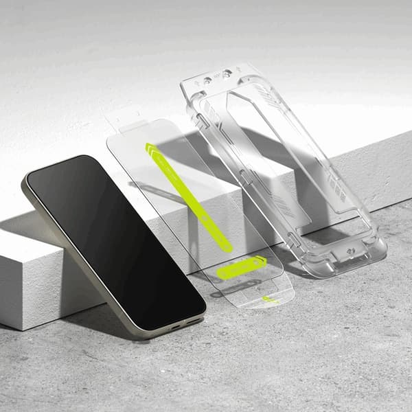 [2-Pack] Ringke Google Pixel 9a Härdat Glas Skärmskydd Easy Slide - Clear