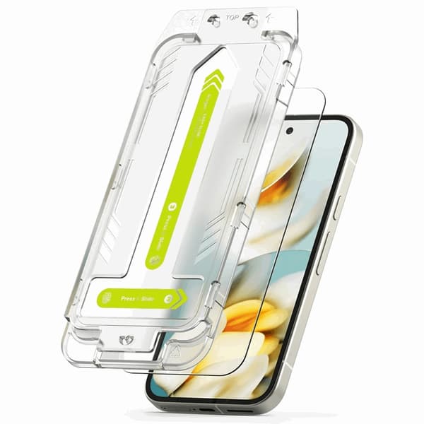 [2-Pack] Ringke Google Pixel 9a Härdat Glas Skärmskydd Easy Slide - Clear