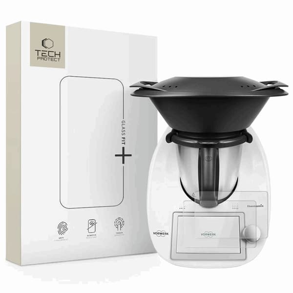 [2-Pack] Thermomix TM6 Härdat Glas Skärmskydd Fit Plus