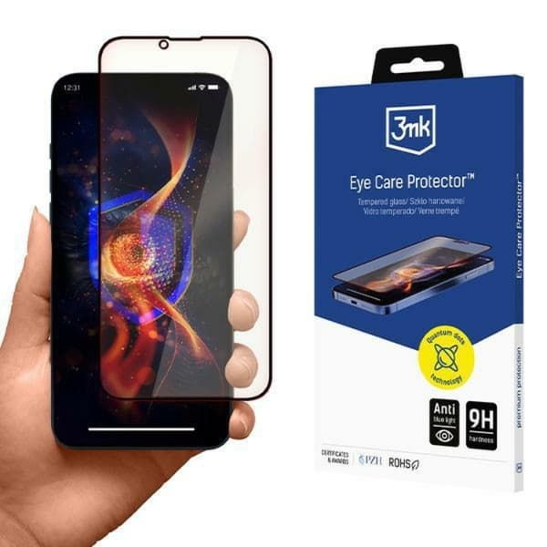 3mk iPhone 14 Pro Härdat Glas Skärmskydd Eye Care - Transparent