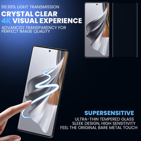 2-Pack Oppo Reno 10 Pro Näytönsuoja - Karkaistu Lasi 9H - Super laatu 3D